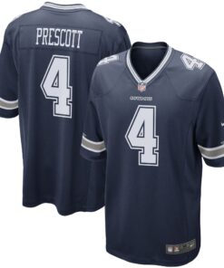 Dak Prescott Dallas Cowboys  Game Team Jersey  Navy