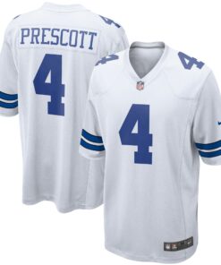 Dak Prescott Dallas Cowboys  Game Team Jersey  White