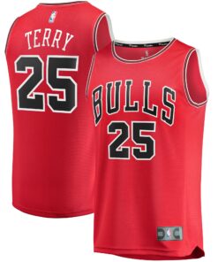 Dalen Terry Chicago Bulls Fanatics Fast Break Replica Player Jersey - Icon Edition - Red