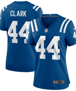 Dallas Clark Indianapolis Colts  Women_s Game Retired Player Jersey  Royal