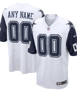 Dallas Cowboys  Alternate Custom Game Jersey  White