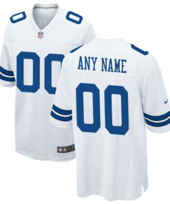 Dallas Cowboys  Custom Game Jersey  White