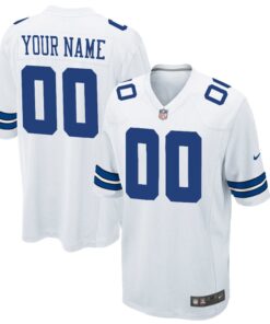  Dallas Cowboys Custom Youth Game Jersey