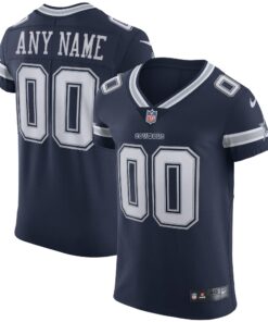 Dallas Cowboys  Vapor Elite Custom Jersey  Navy 1