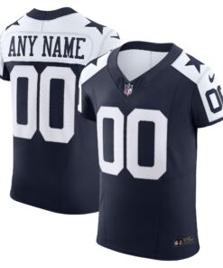 Dallas Cowboys  Vapor F.U.S.E. Elite Custom Jersey  Navy
