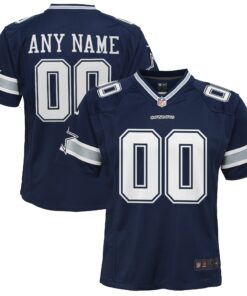 Dallas Cowboys  Youth Custom Game Jersey  Navy