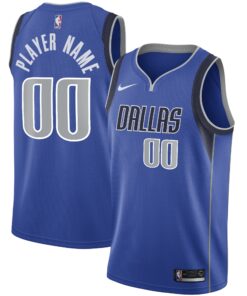 Dallas Mavericks Swingman Custom Jersey Blue - Icon Edition