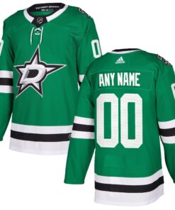 Dallas Stars Authentic Custom Jersey  Kelly Green