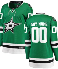 Dallas Stars Fanatics Women_s Home Breakaway Custom Jersey  Green