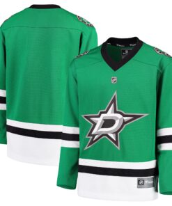 Dallas Stars Fanatics Youth Home Replica Blank Jersey  Green