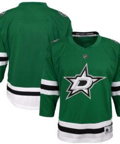 Dallas Stars Youth Home Replica Blank Jersey  Green