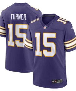 Dallas Turner Minnesota Vikings  Alternate Game Jersey   Purple