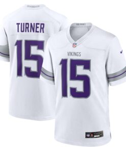 Dallas Turner Minnesota Vikings  Alternate Game Player Jersey  White