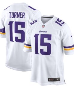 Dallas Turner Minnesota Vikings  Game Jersey   White