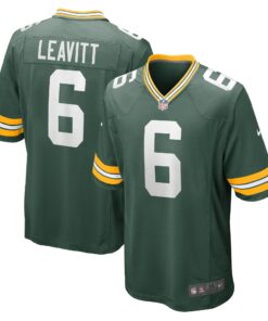 Dallin Leavitt Green Bay Packers  Game Player Jersey  Green