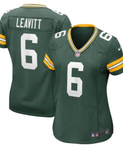 Dallin Leavitt Green Bay Packers  Women_s Game Player Jersey  Green