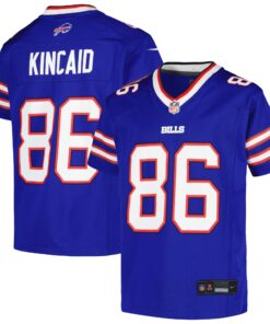 Dalton Kincaid Buffalo Bills  Youth Game Jersey  Royal