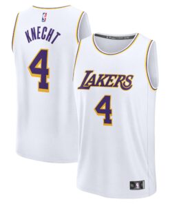 Dalton Knecht Los Angeles Lakers Fanatics Youth Fast Break Replica Player Jersey - Association Edition - White