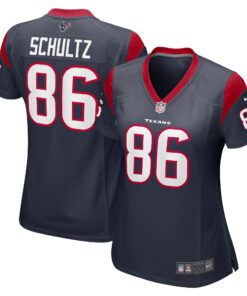 Dalton Schultz Houston Texans  Women_s Team Game Jersey   Navy