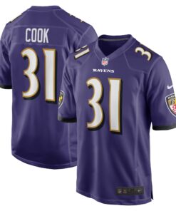 Dalvin Cook Baltimore Ravens   Game Jersey   Purple
