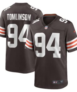 Dalvin Tomlinson Cleveland Browns  Game Player Jersey  Brown