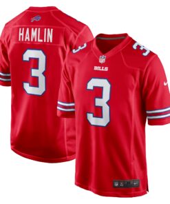Damar Hamlin Buffalo Bills  Alternate Game Jersey  Red