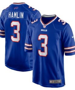 Damar Hamlin Buffalo Bills  Home Game Player Jersey  Royal 1