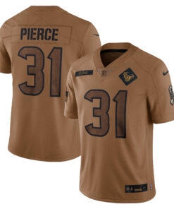 Dameon Pierce Houston Texans  Women_s 2023 Salute To Service Limited Jersey  Brown
