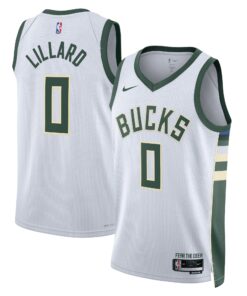 Damian Lillard Milwaukee Bucks Unisex Fear The Deer Swingman Player Jersey - Association Edition - White