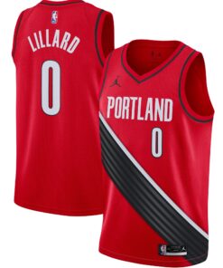 Damian Lillard Portland Trail Blazers Jordan Brand 202021 Swingman Jersey - Statement Edition - Red