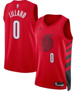 Damian Lillard Portland Trail Blazers Jordan Brand Unisex Swingman Jersey - Statement Edition - Red