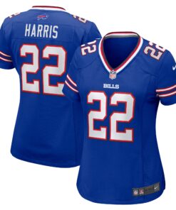Damien Harris Buffalo Bills  Women_s Game Player Jersey  Royal