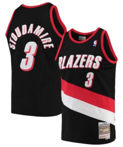Damon Stoudamire Portland Trail Blazers Mitchell &amp Ness 199900 Hardwood Classics Swingman Jersey - Black