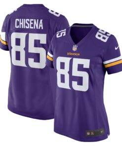 Dan Chisena Minnesota Vikings  Women_s Game Jersey  Purple