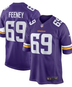 Dan Feeney Minnesota Vikings  Team Game Jersey   Purple