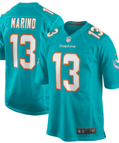 Dan Marino Miami Dolphins  Game Retired Player Jersey  Aqua