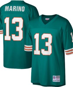 Dan Marino Miami Dolphins Mitchell amp Ness Legacy Replica Jersey  Aqua