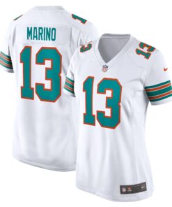 Dan Marino Miami Dolphins  Women_s Retired Player Jersey  White