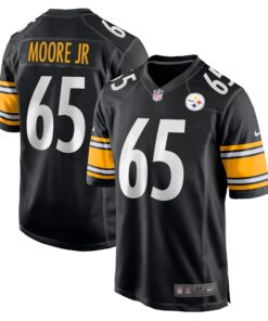 Dan Moore Jr. Pittsburgh Steelers  Game Jersey  Black