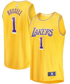 D'Angelo Russell Los Angeles Lakers Fanatics Fast Break Player Jersey - Icon Edition - Gold