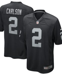 Daniel Carlson Las Vegas Raiders  Game Player Jersey  Black