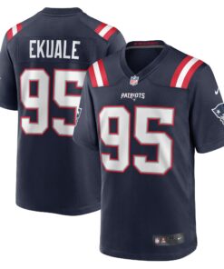 Daniel Ekuale New England Patriots  Game Player Jersey  Navy