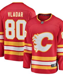 Daniel Vladar Calgary Flames Fanatics Home Breakaway Player Jersey  Red