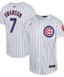Dansby Swanson Chicago Cubs Youth Limited Player Jersey  White