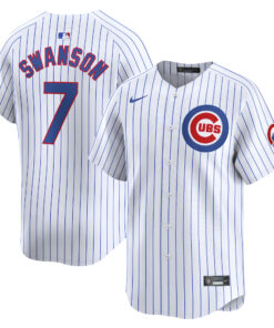 Dansby Swanson Chicago CubsHome Limited Player Jersey  White