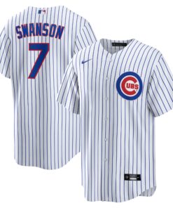 Dansby Swanson Chicago CubsReplica Player Jersey  White