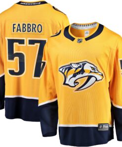 Dante Fabbro Nashville Predators Fanatics Replica Player Jersey  Gold