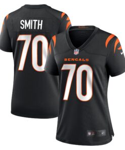 D_Ante Smith Cincinnati Bengals  Women_s Game Jersey  Black