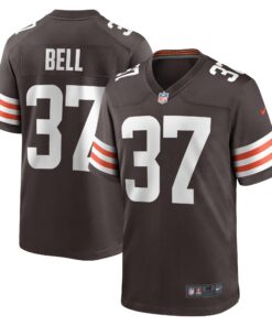 D_Anthony Bell Cleveland Browns  Game Player Jersey  Brown
