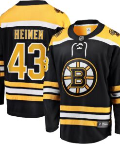 Danton Heinen Boston Bruins Fanatics Home Premier Breakaway Player Jersey  Black
